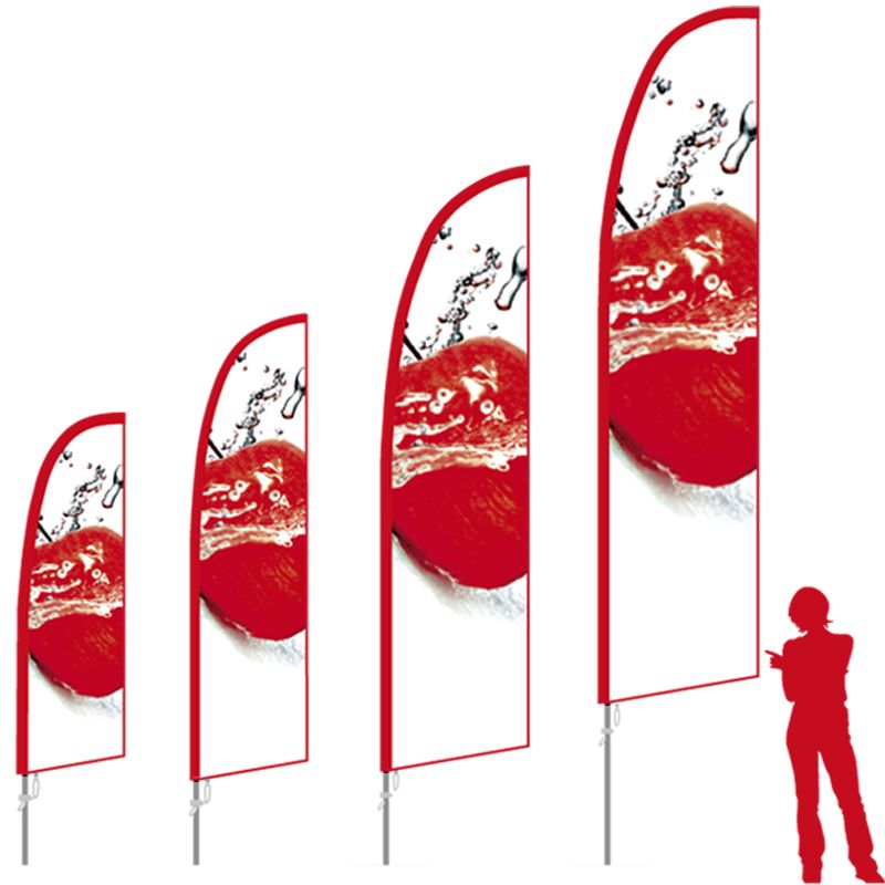 Beachflag Promo Feather Curve Beachflag Promo Feather Curve